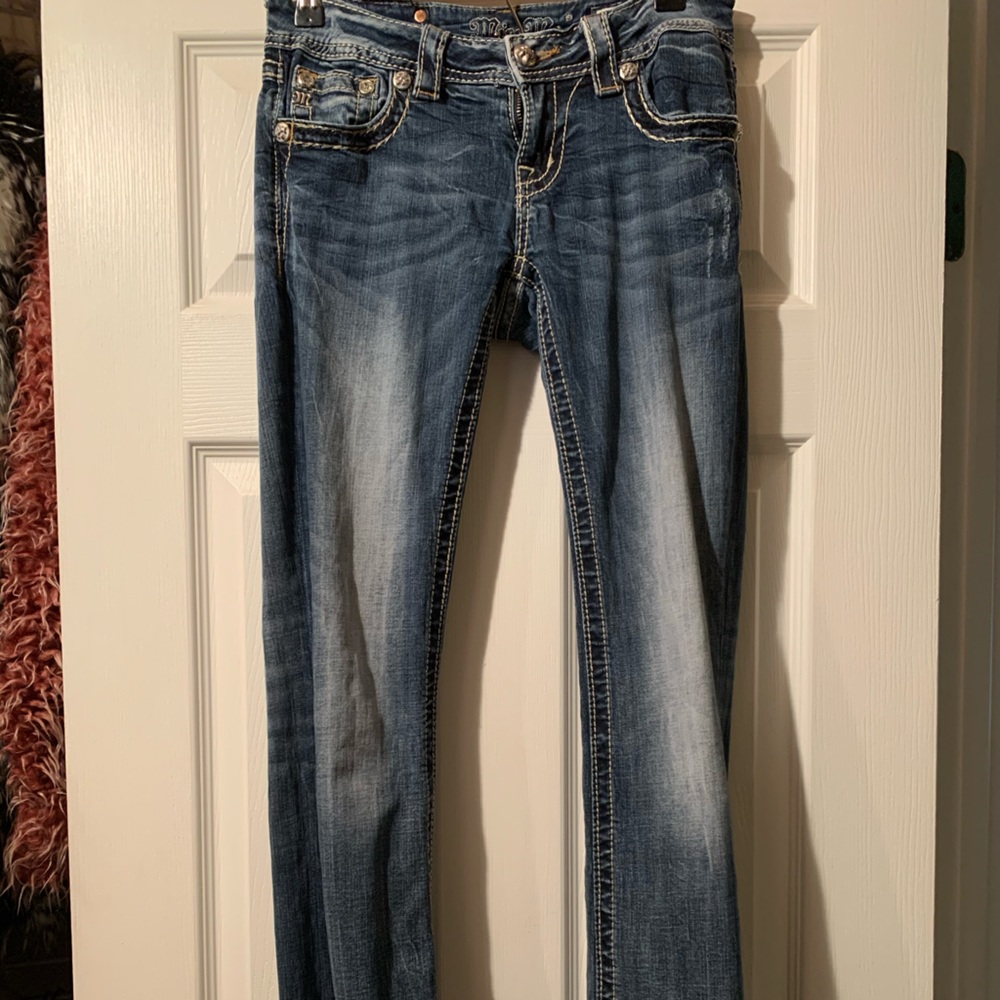 Like new blue jeans